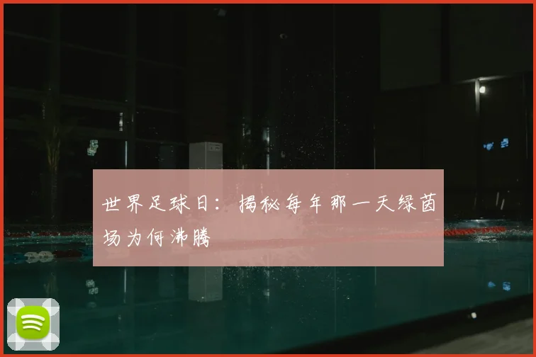 世界足球日：揭秘每年那一天绿茵场为何沸腾